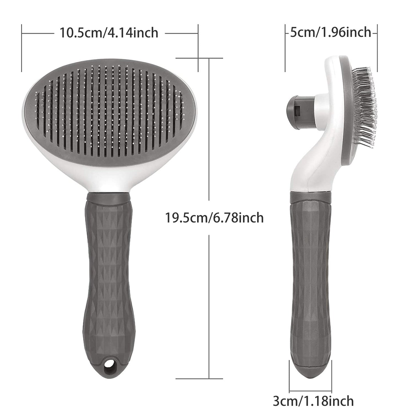 Pet Grooming Tool: Self-Cleaning Hair Remover Brush